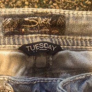Silver jeans